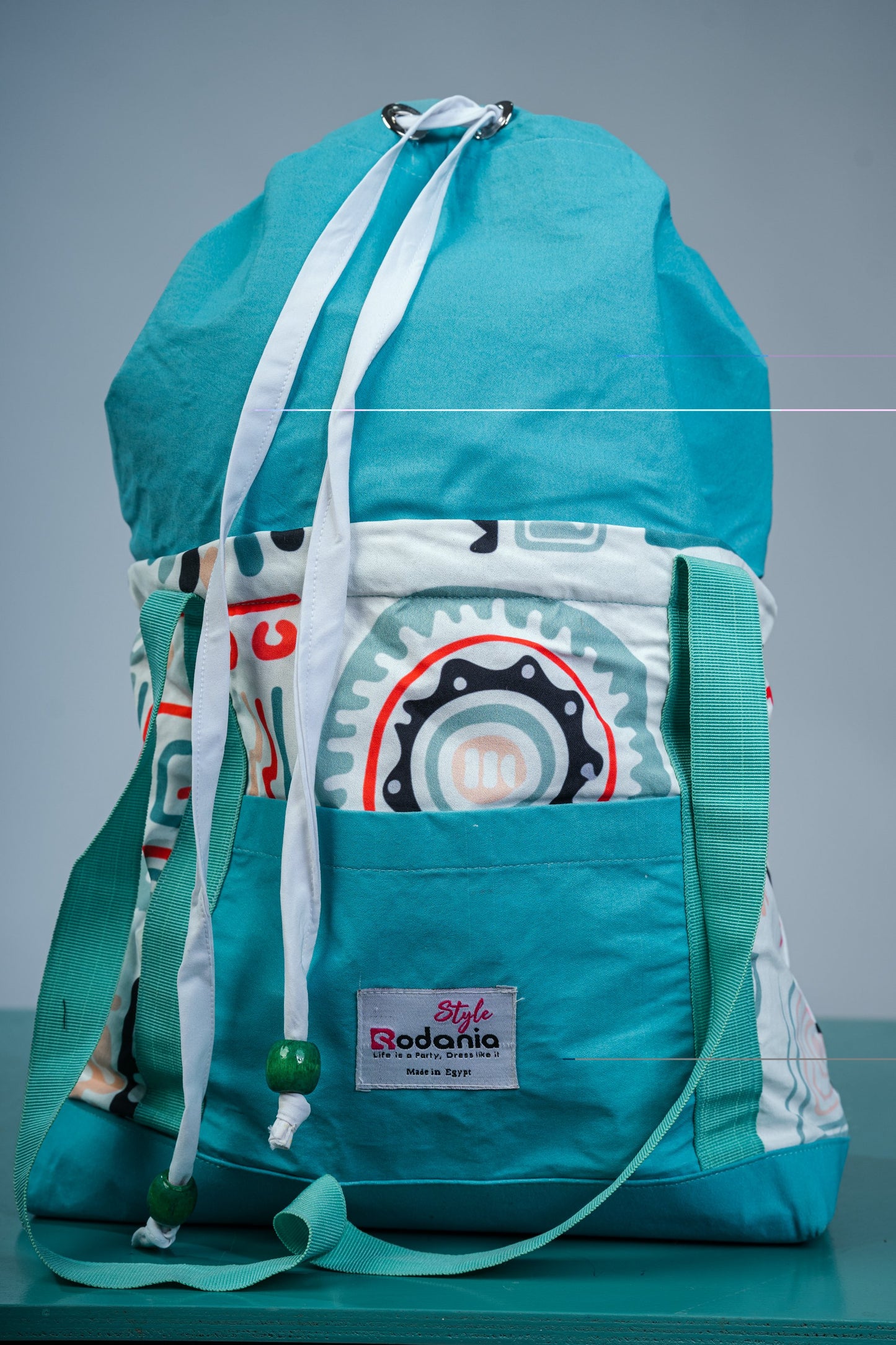 turquoise dream tote bag